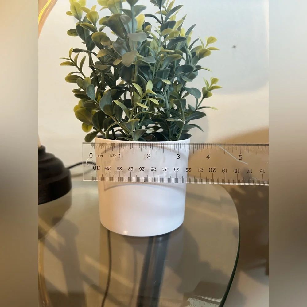 Target Bullseye Artificial Greenery in White Pot